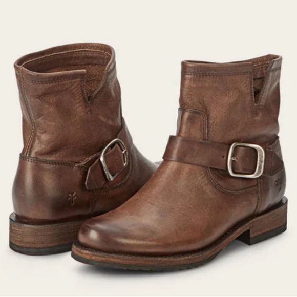 Frye Shoes - Frye Veronica Short Pull On Booties Boots Western Vintage New Size 8 Stone